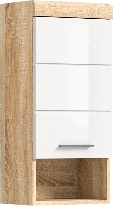 Scaffale da Bagno - Design Eterno - Materiale Legno - 35cm x 77cm x 25cm