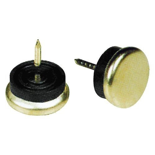 Scivolanti con Chiodo per Mobili Ø18mm nichel PZ10