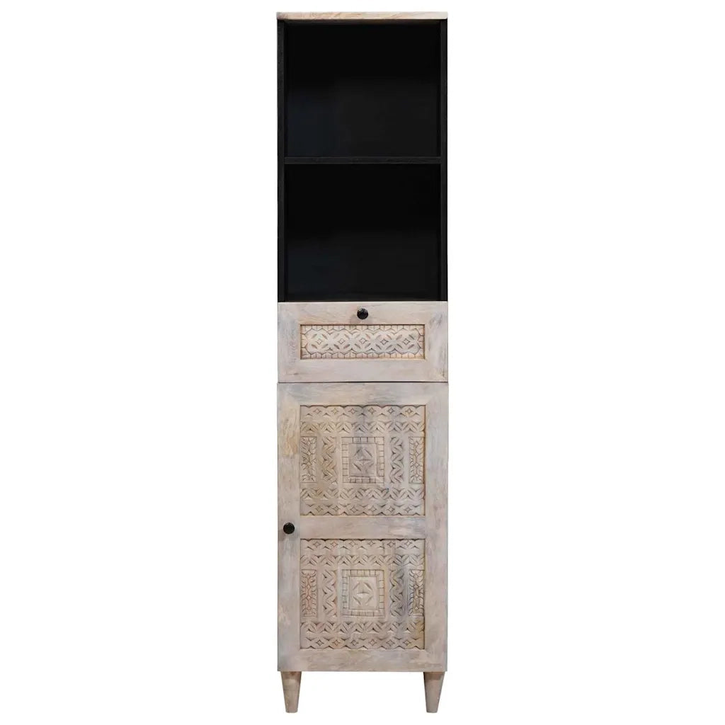 Mobile da Bagno Bianco 38 x 33 x 160 cm Legno multistrato 4018138