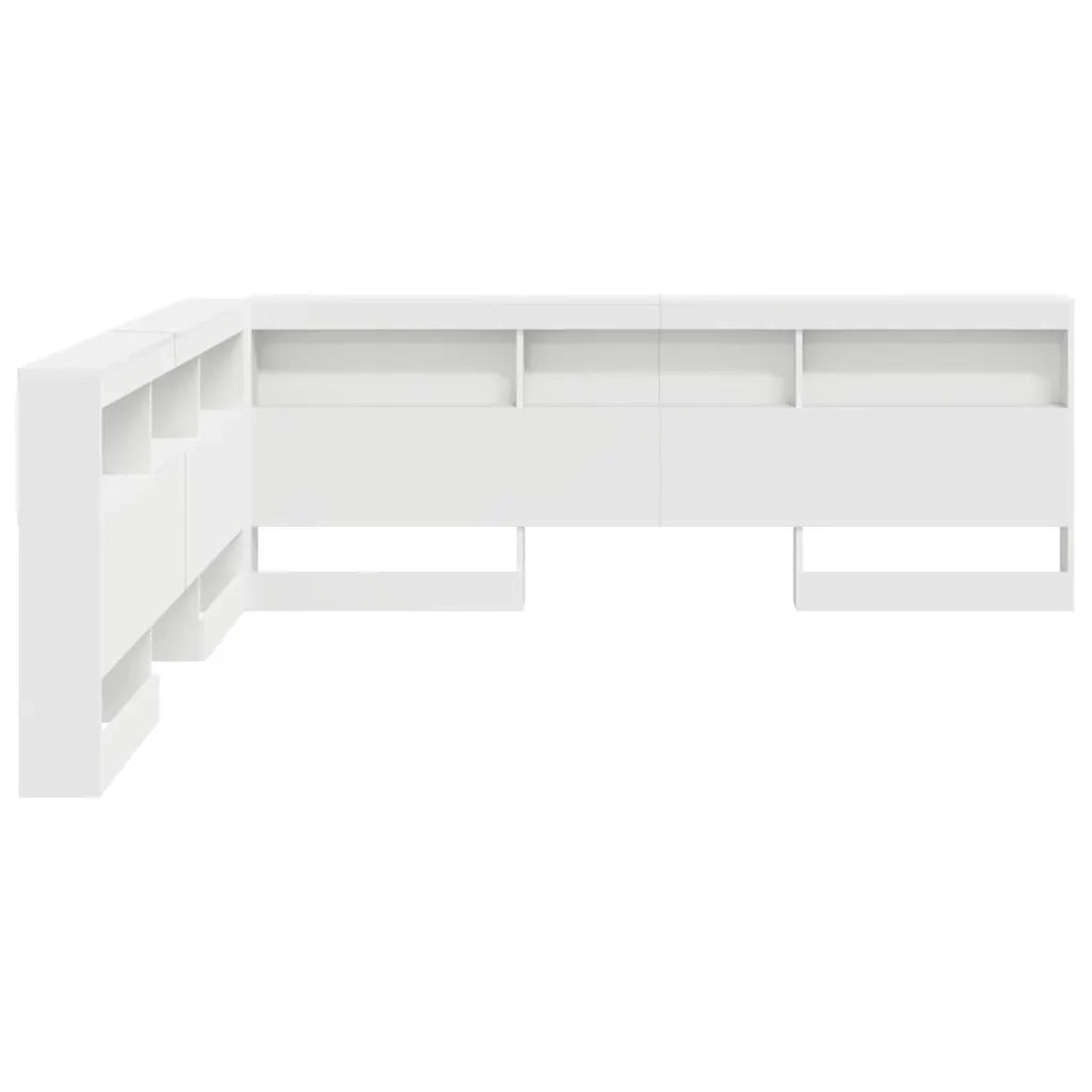 Testata contenitore Bianco 180 cm Legno multistrato 3335509