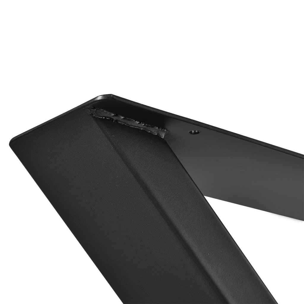 Set di 2 Gambe in Acciaio 'Greith' a Forma di X per Mobili Fai da Te (LxA) 79 x 72 cm - Nero [en.casa]