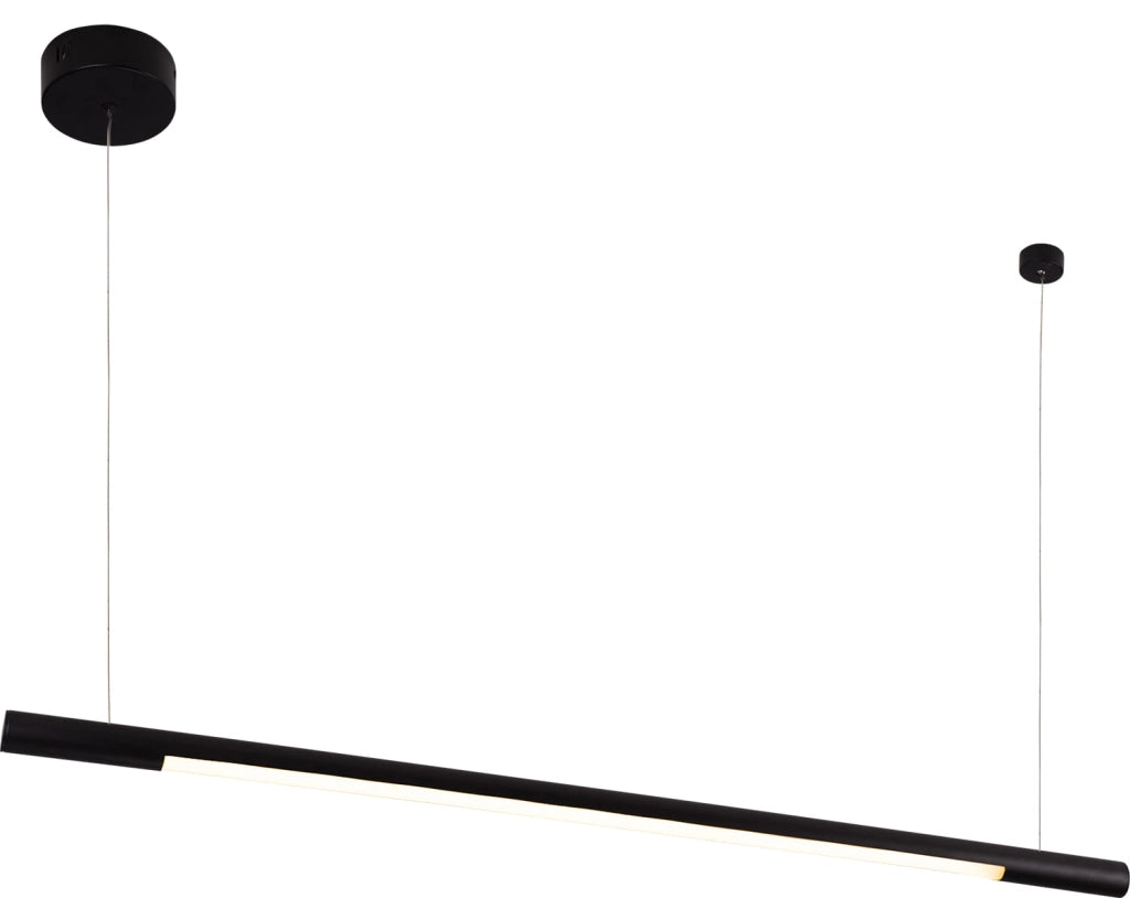 Lampada sospensione LED nera 100 cm dimmerabile Maxlight