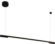 Lampada sospensione LED nera 100 cm dimmerabile Maxlight