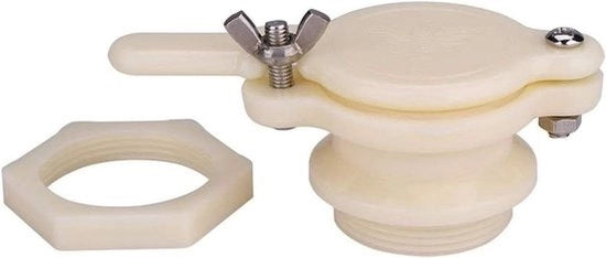 Estrattore di cera in nylon - valvola per apicoltura - valvola per bottiglie di chiusura - valvola per cera - adatto per apicoltura bottiglie di chiusura - Giallo/Nero