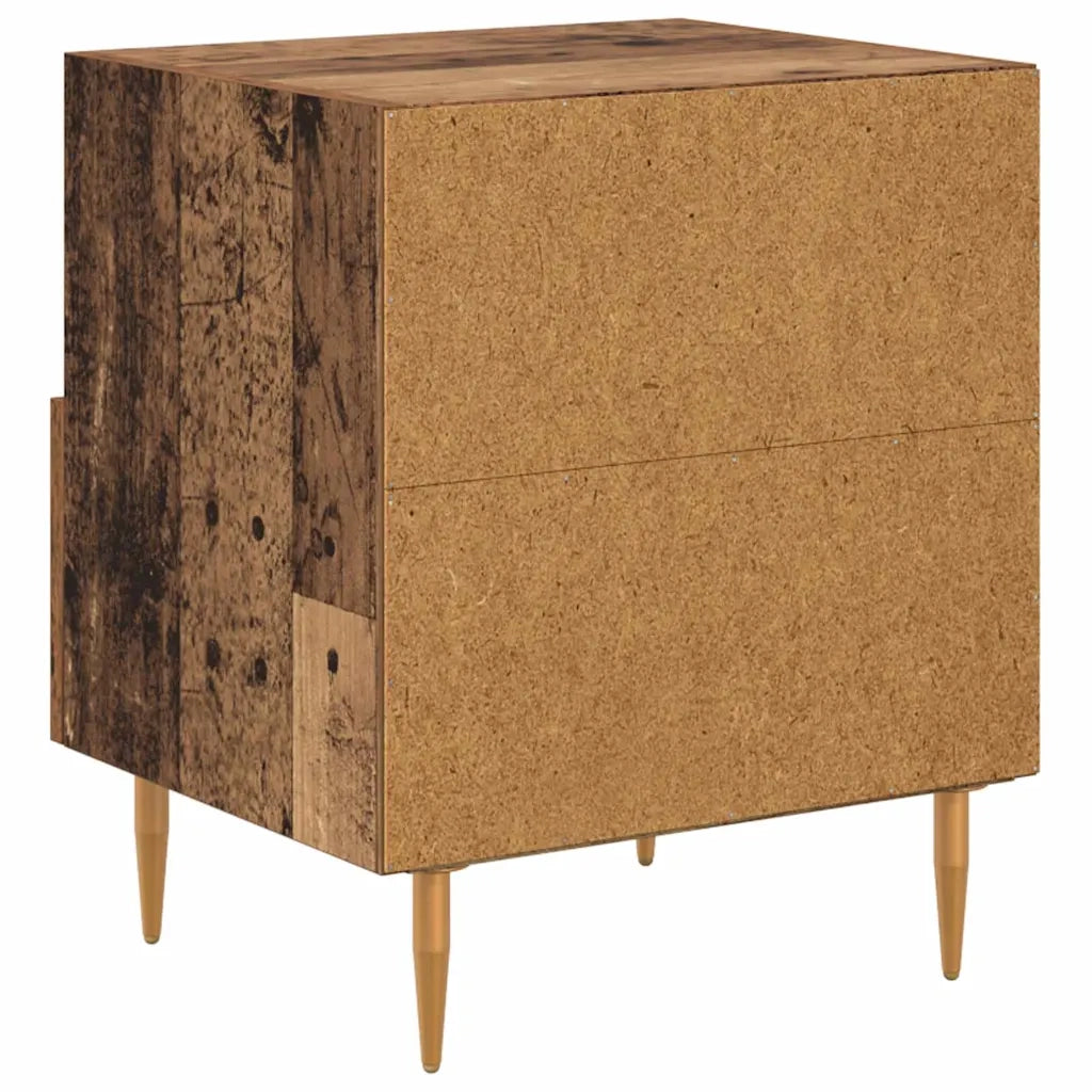 Comodino | Armadio da Notte | Mobiletto da notte Marrone 40 x 35 x 47,5 cm Legno multistrato