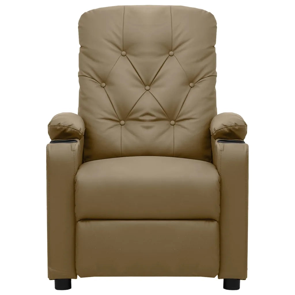Poltrona Massaggiante Cappuccino in Similpelle 339131