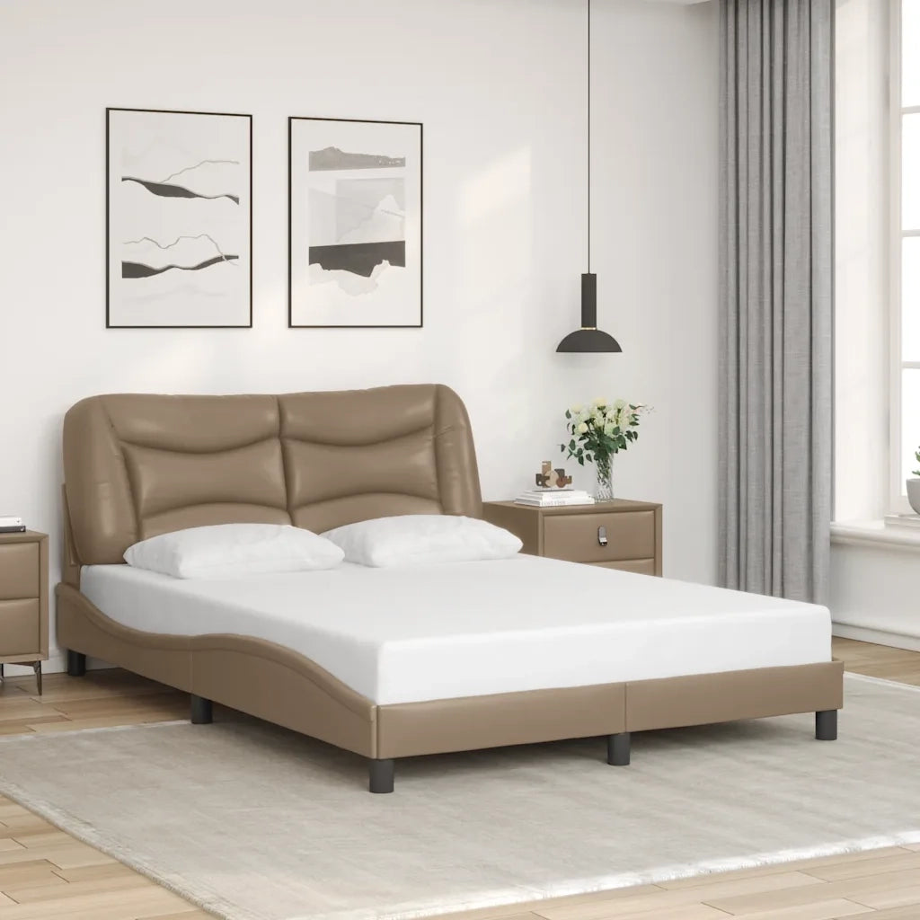 Giroletto senza Materasso Hvar Cappuccino 120x200 cm in Similpelle