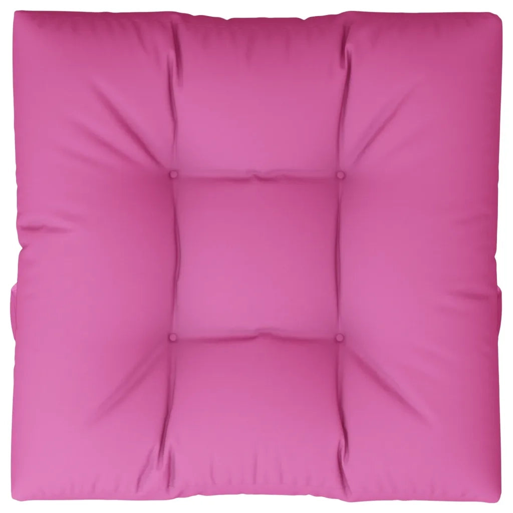 Cuscino per Pallet Rosa 80x80x12 cm in Tessuto 360511