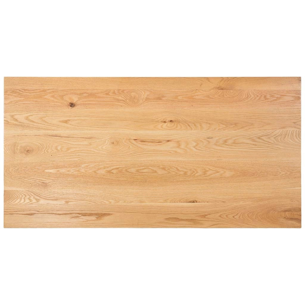 Tavolo da pranzo in legno marrone 200x100x76h cm
