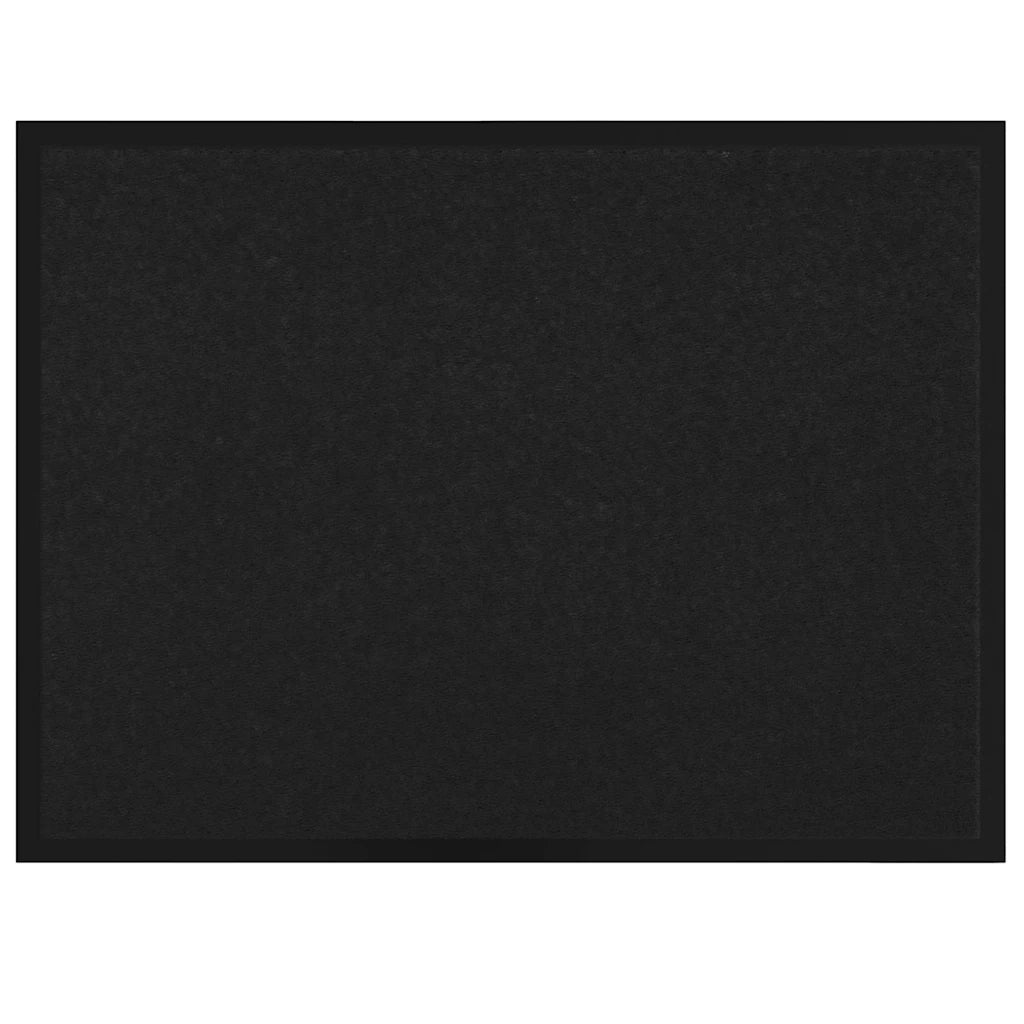 Zerbino | Tappetino Nero 60 x 40 x 1.2 cm Tessuto Teddy