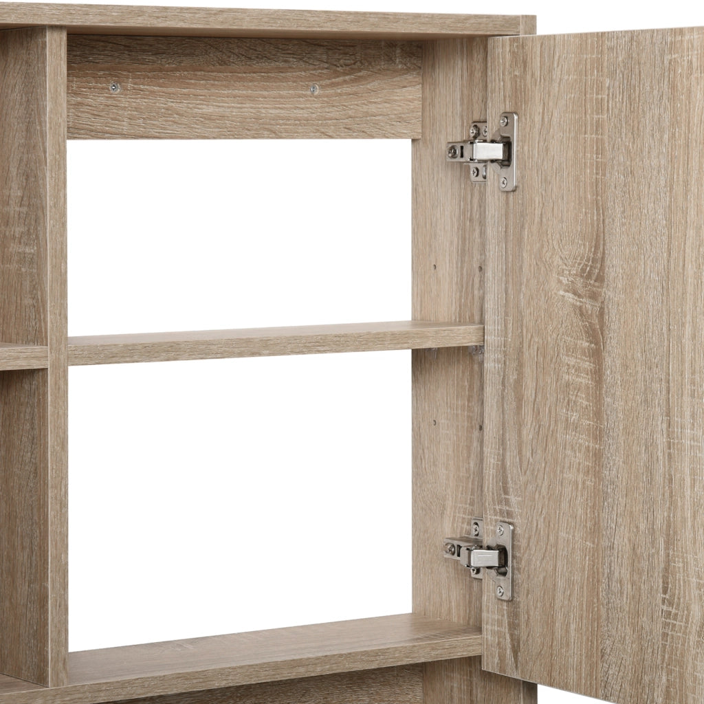 Armadio con Specchio ¨C zephmum ¨C 60x15x76 cm Rovere