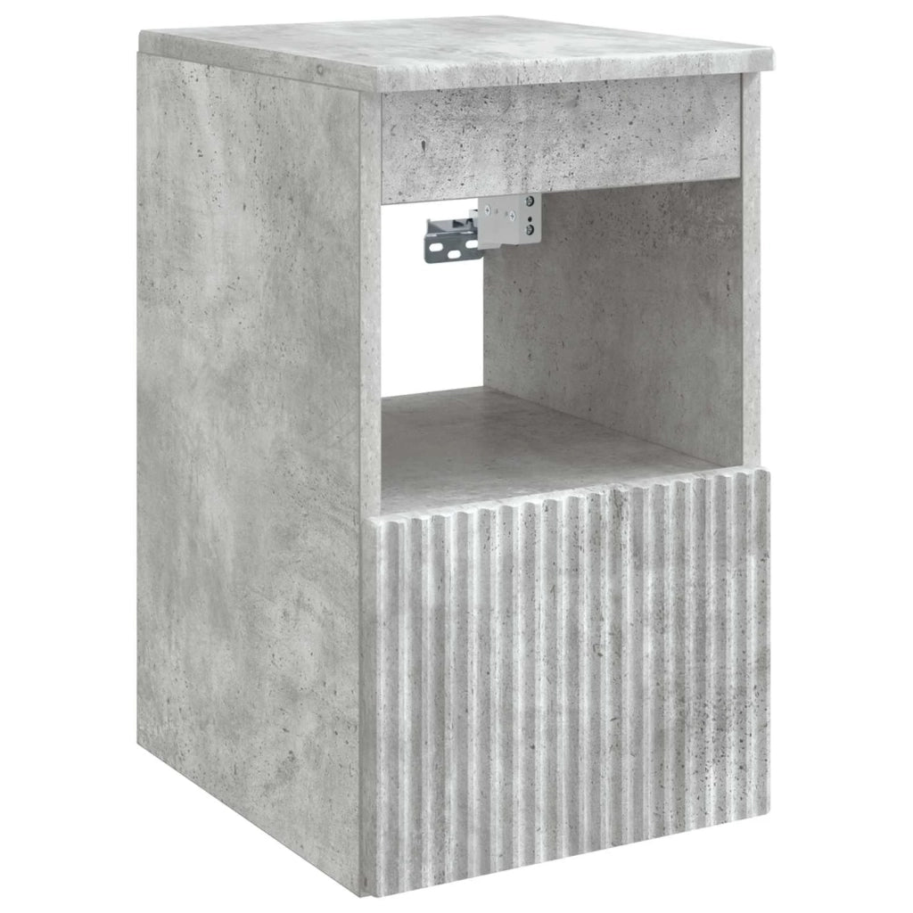 Mobile da Bagno | Armadio da bagno Grigio Cemento 30 x 35 x 50 cm