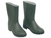 STIVALI IN PVC VERDI TRONCHETTO 42