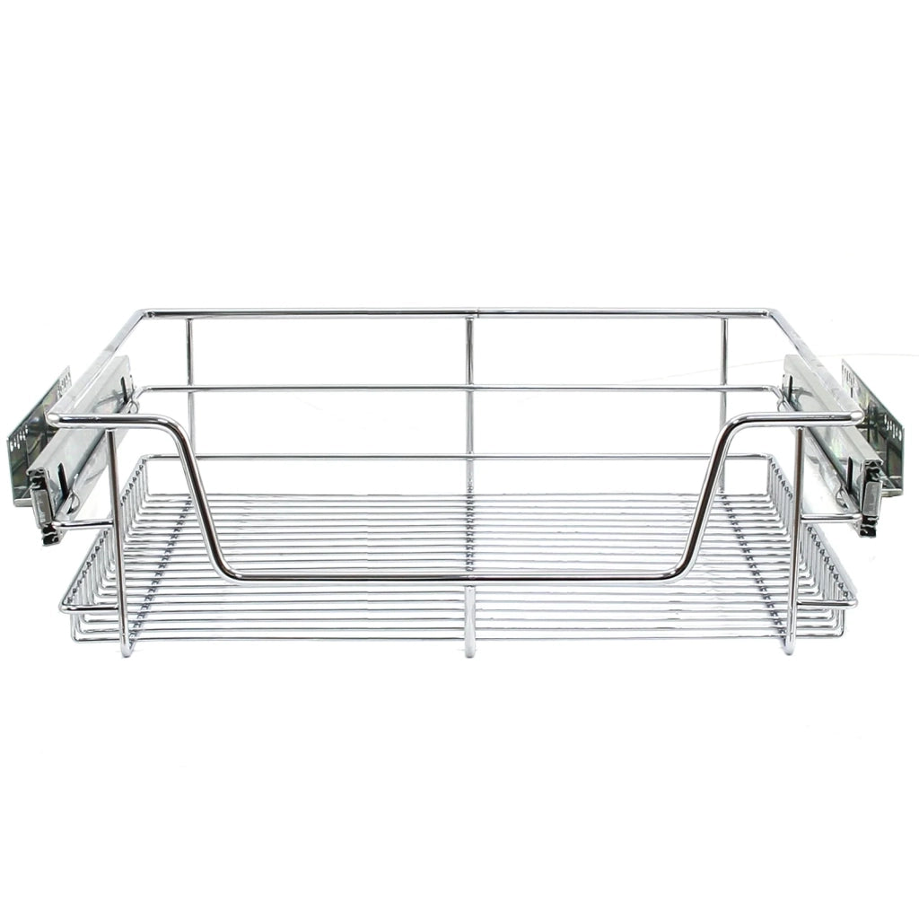 Tirare Fuori Cestini in Acciaio da Cucina Cestelli Organizzazione Credenza da 60cm