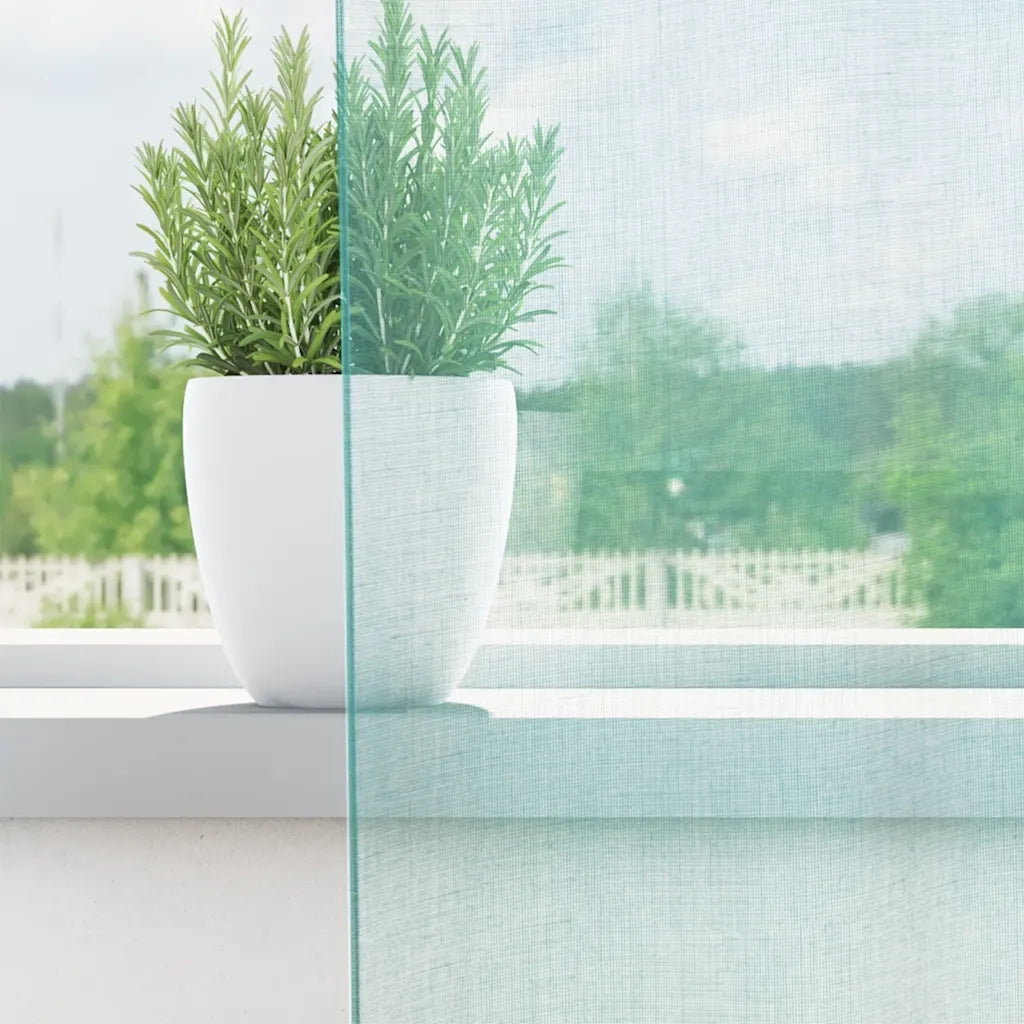 Tende in Voile con Occhielli 2 pz Turchese 4102144