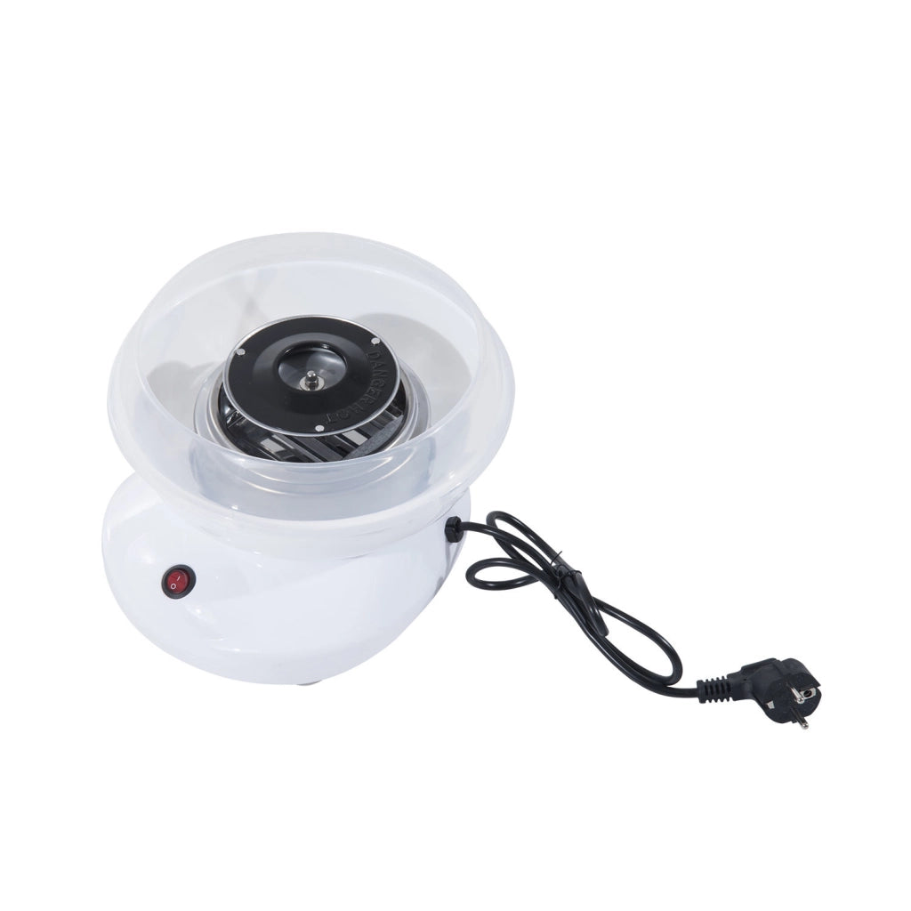 Macchina per Zucchero Filato ¨C Xylo ¨C 450W-550W Acciaio Inox Alluminio 27x26x18cm Bianco