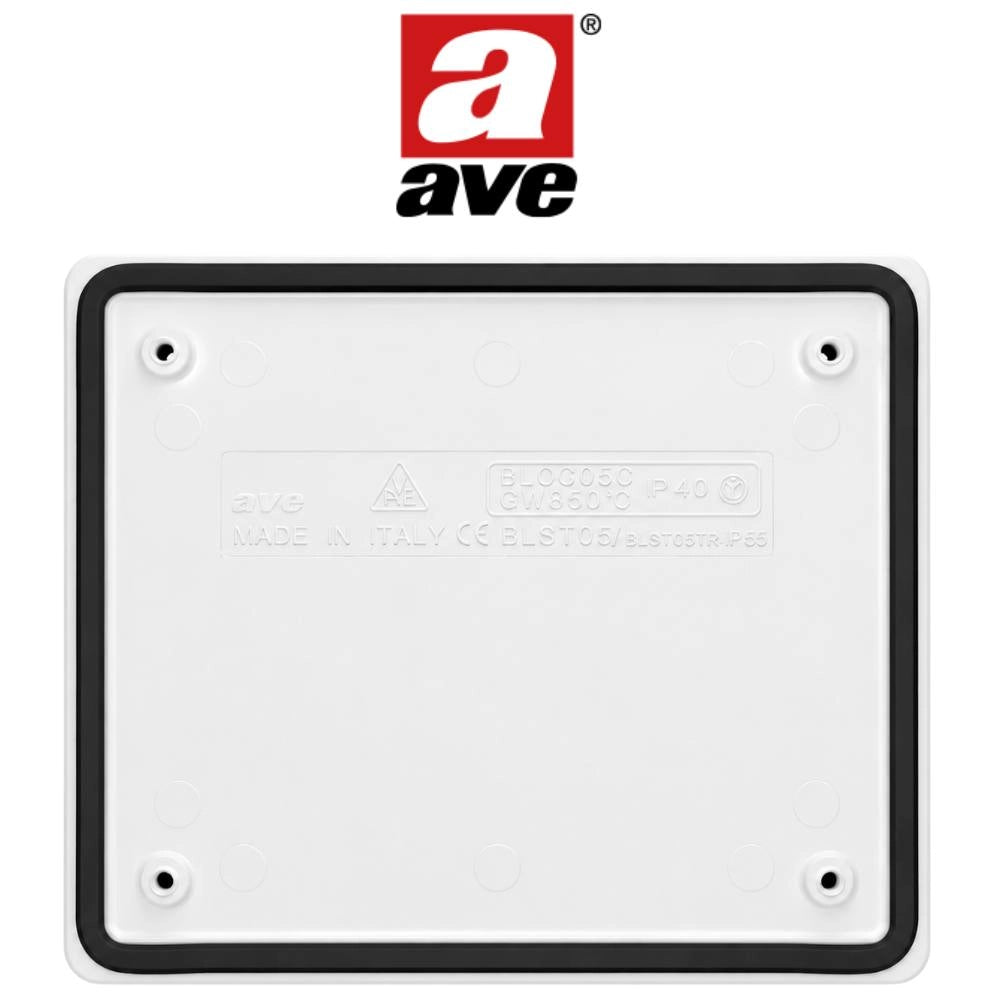 Coperchio stagno ip55 antiurto per scatola da incasso