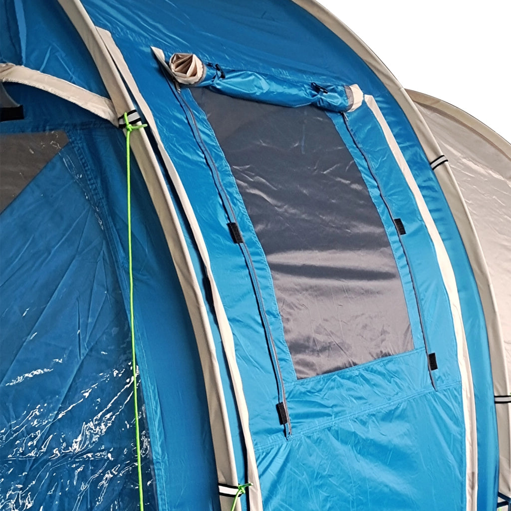 Tenda da campeggio 2 posti ¨C zephmum ¨C Blu 475x264x172 cm