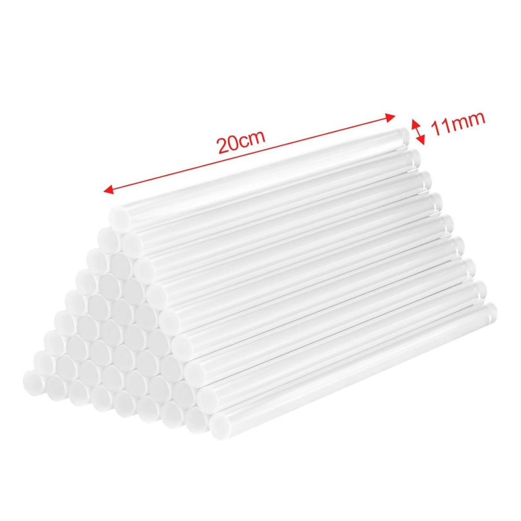 6 x 1kg Stick Colla a Caldo Universale - 11x200mm, Trasparente, Compatibile con Pistole Standard, Forte Adesione per Legno, Plastica, Tessuti e Fai da Te