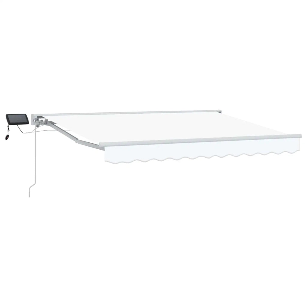 Cornice per Tenda Manuale con LED Bianco 3,5 x 2,5 m 3420605