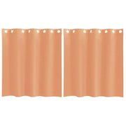 Tende in Voile con Occhielli 2 pz Terracotta