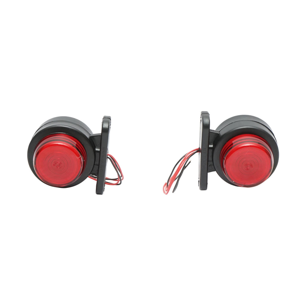 Lampada laterale  con LED, 12-24V, rosso-gialla, Breckner Germany