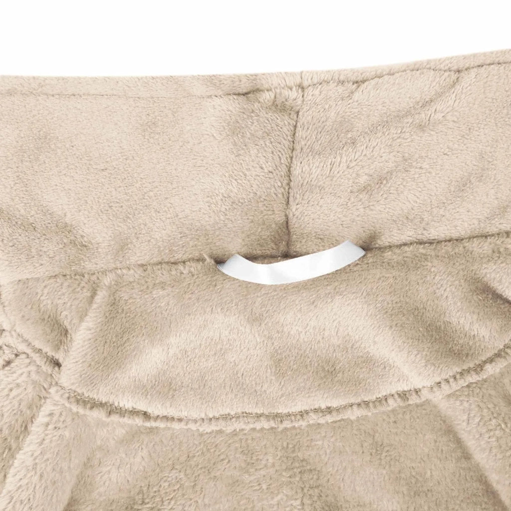 Accappatoio senza Cappuccio Beige xxl Flanella 42017265