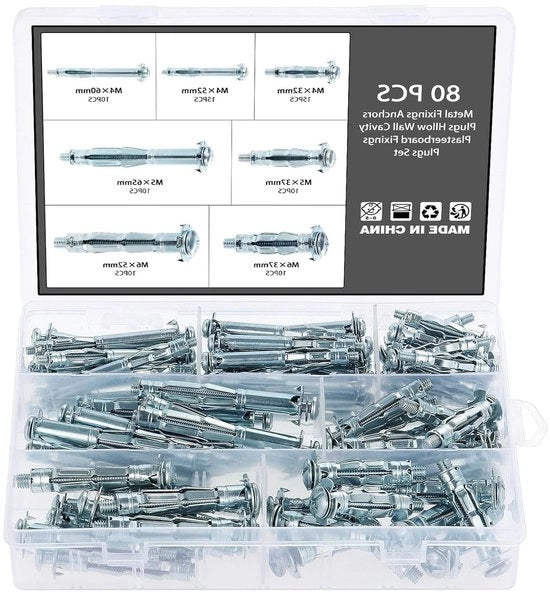 Pluggi Metallici per Spazi Voluti - 80 Stuks
