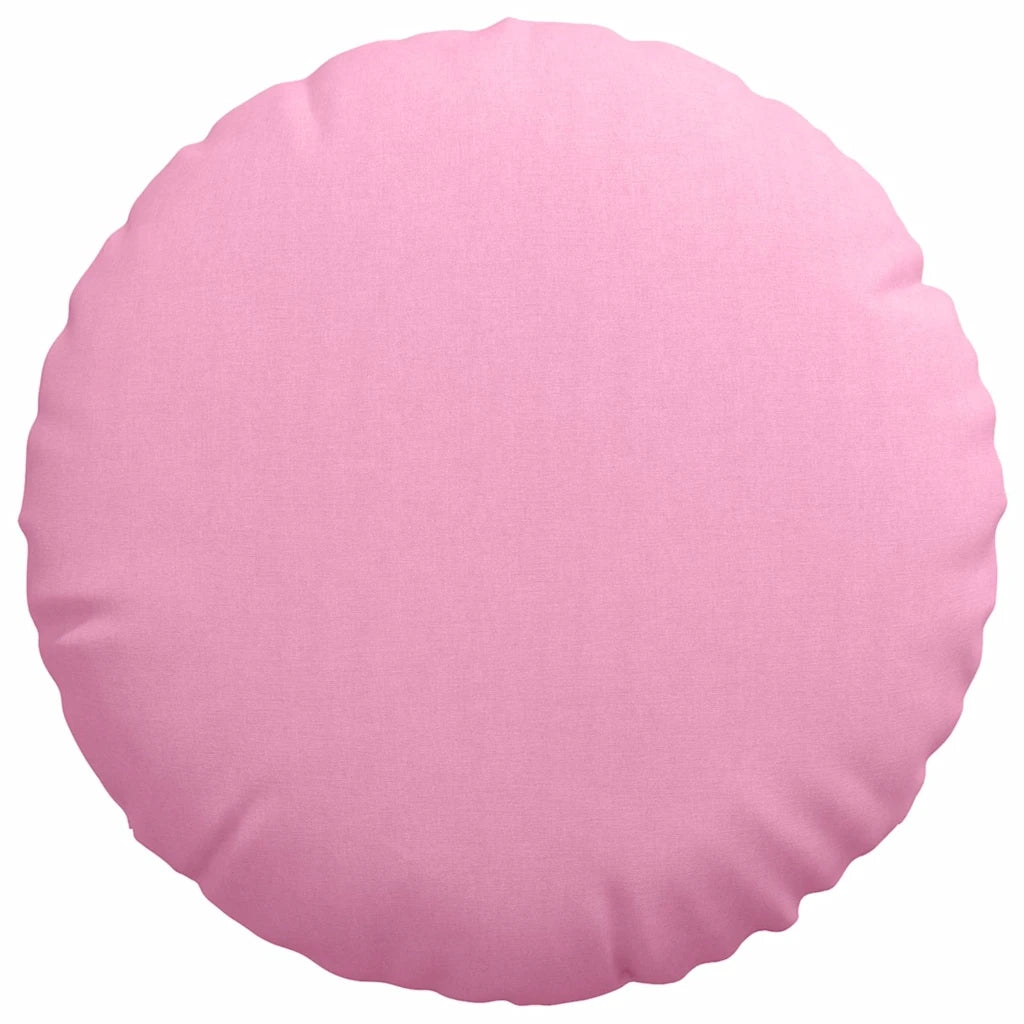 Cuscini per Seduta 2 pcs Rosa Ø80 x 29 cm Tessuto 42014246