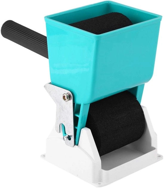 Applicatore a rullo per colla portatile - Spreader di colla manuale - Design antiscivolo - Blu turquesa - Adatto per lavorazione del legno - Ideale per muratori e falegnami.