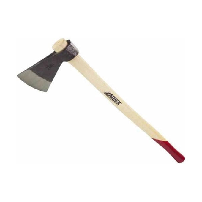 CELSI 1271356 Scure da Taglio Professionale Lama in Acciaio Forgiato e Temprato Manico in Faggio 90 cm colore Naturale