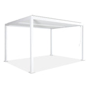Pergola bioclimatica 3x4m in alluminio e acciaio, lamelle orientabili