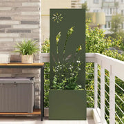 Schermo per privacy in giardino Oliver verde 50 x 140 cm 876430