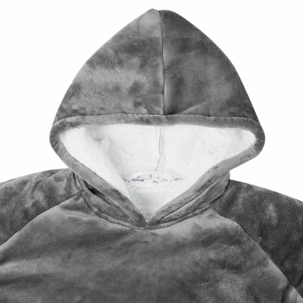 Felpa coperta Grigio scuro M Pile e Flanella CFW1203612