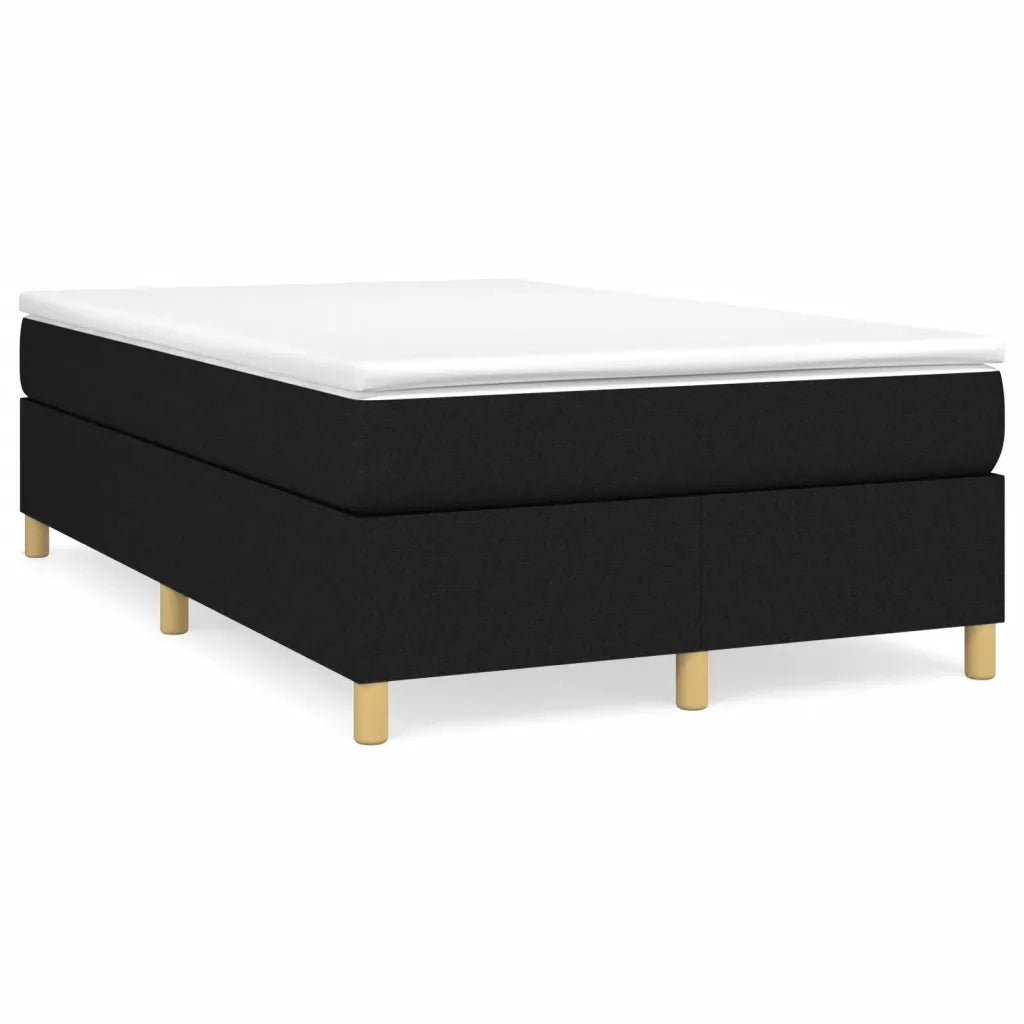Struttura Letto a Rete a Molle Nero 120x200 cm Tessuto 3120947