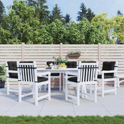 Set di Cuscini per Sedia Bassa 6 pcs Melange Nero 4002402