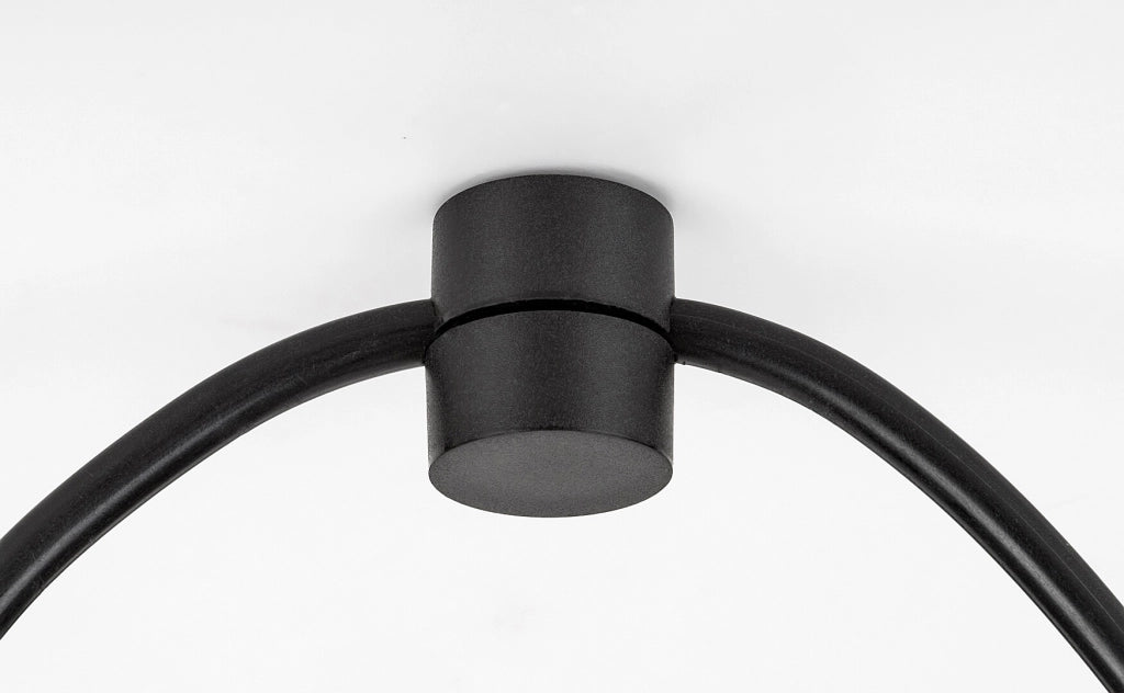 Lampada a sospensione Rabalux Dollien E27 nera opaca
