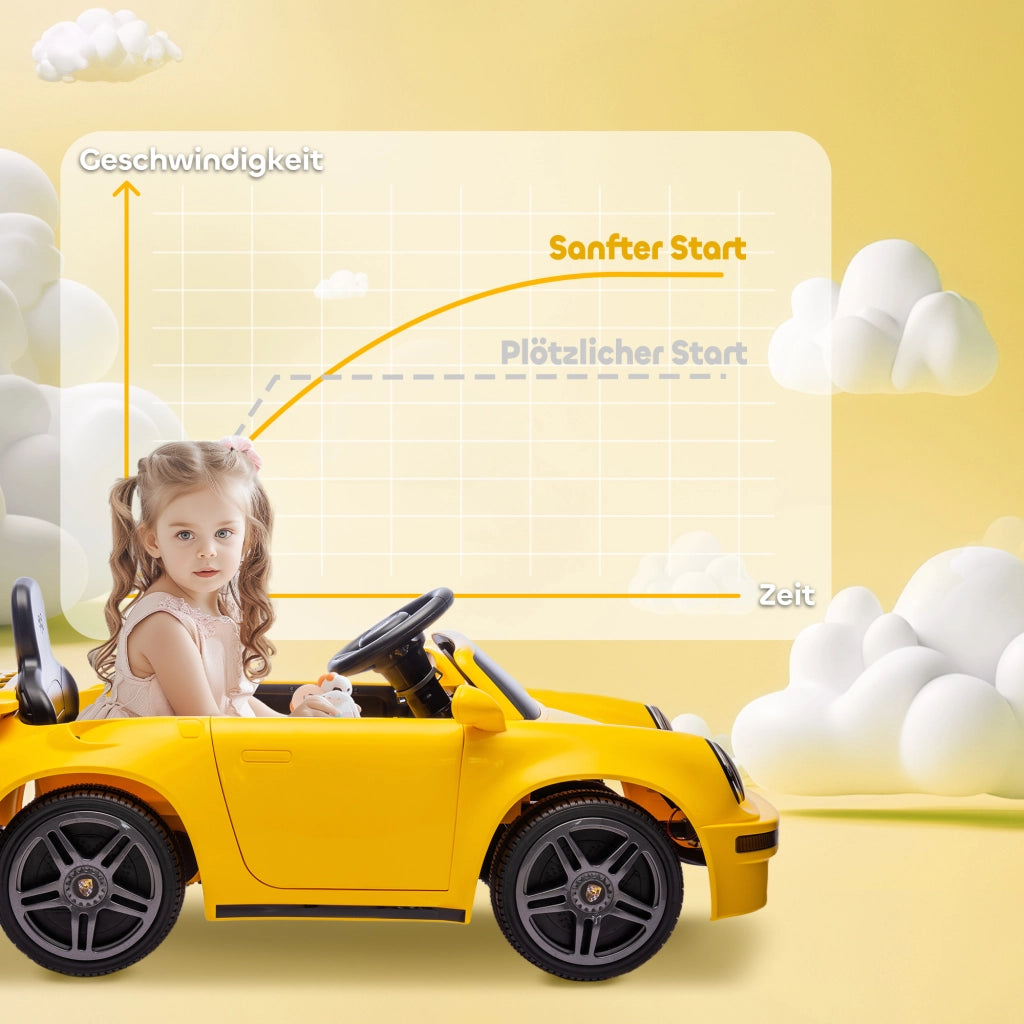 Auto elettrica per bambini ¨C Minimal ¨C Giallo