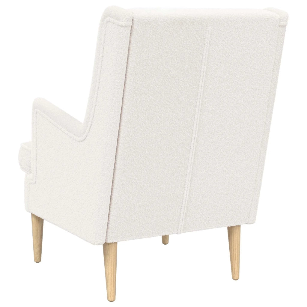 Poltrona | Sedia Relax Crema Boucl¨¦