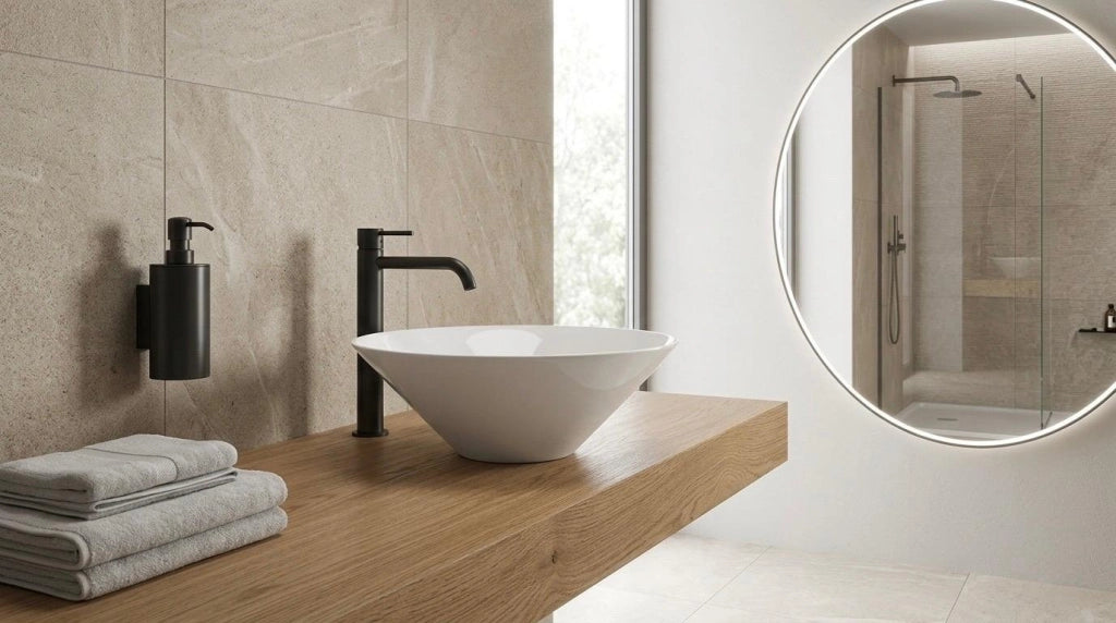 Lavabo d'appoggio da design in ceramica Bianco