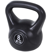 Kettlebell 8 kg ¨C zephmum ¨C nero con sabbia