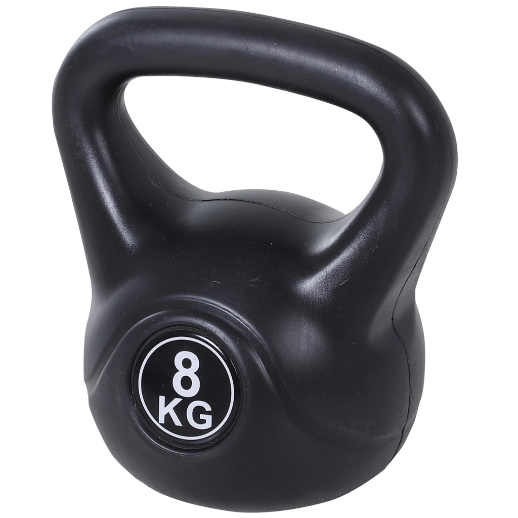 Kettlebell 8 kg ¨C zephmum ¨C nero con sabbia