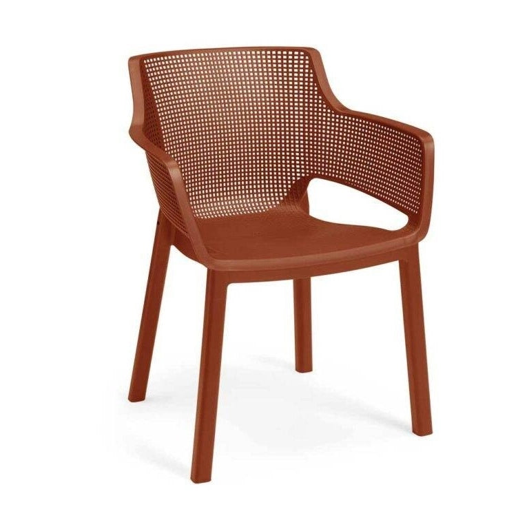 Keter SEDIA ELISA 54X61XH79CM ROSSO TERRA IN RESINA