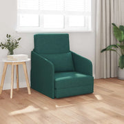Divano letto-Sofa Letto-Daybed Verde Scuro 65 x 80 x 83 cm Tessuto