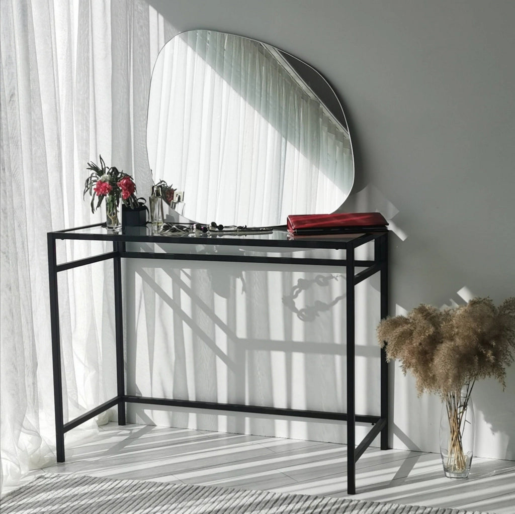 Moscufo, Specchio Forma Irregolare, 2.2x58h cm Bianco