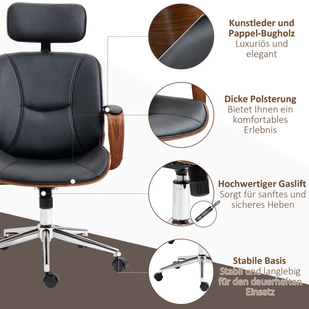 Sedia da ufficio ergonomica ¨C Minimal ¨C nero