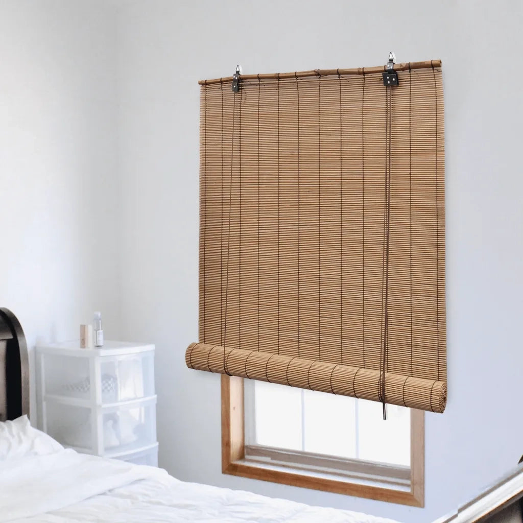 Tenda Avvolgibile in Bamb¨´ 150x160 cm Marrone