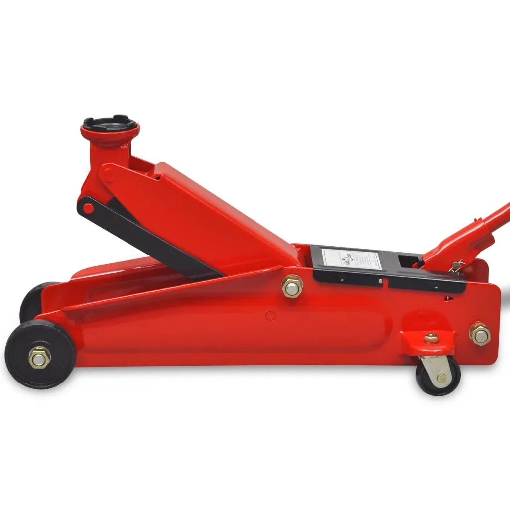 Sollevatore Idraulico da Pavimento 3 Tonnellate Rosso 210320