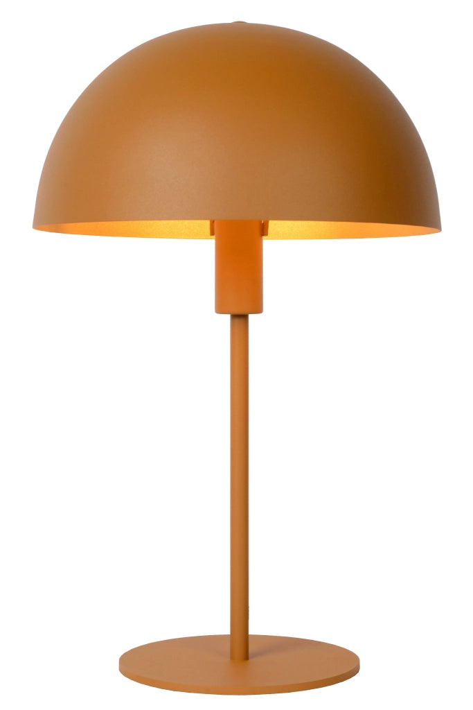 Lampada da tavolo gialla eclettica E14 Lucide Siemon
