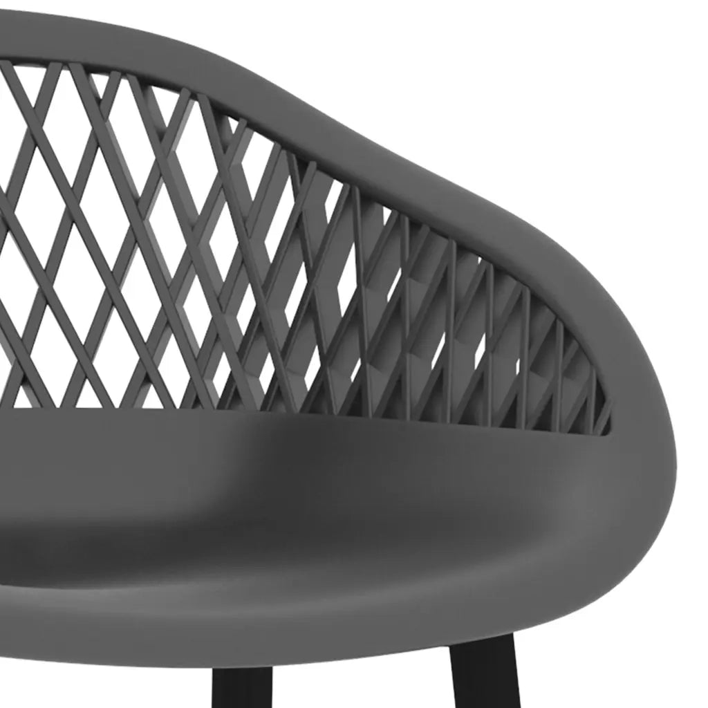 Set da Bar 5 pz Nero e Grigio 3057377